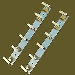 ARUHNIX Stainless Steel Full Antique 6 pin Wall Hanger/Door Hanegr Hooks ffor Hanging Clothes and Keys - Hanger for Bathroom, Bedroom,Kitchen - Full Antique (L Shape, 2)-image-28