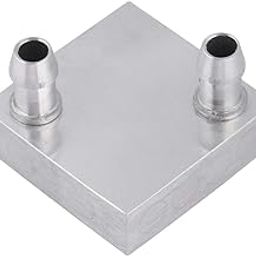Cooling Head, Vacuum Aluminum Brazing Aluminum Alloy Cooling Head 40x40mm Durable for Computer CPU Water for Industrial Inverter Drive-23