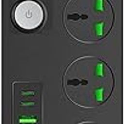 Zwerlin Multi Extension Board, Power Strip with 20W Fast PD Type C 2500W 10A Extension with 3 Universal Socket 38W USB Fast Charging Multi Port with USB Port 2M Power Cord-image-22