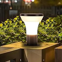 GATE Light for Home gate/gate lamp/gate Lamps for Outdoor Waterproof/gate Light/gate Pillar Lights for Outdoor for Stairs, Boundries, Pillar, Garden (SIMBA MILKY)(Bulb not Included) (PACK OF 1)-19
