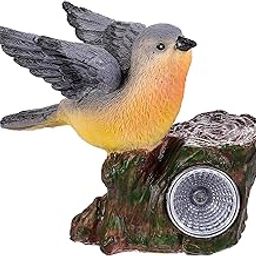 Gadpiparty Resin Landscape Ornament Solar Led Owl Lamp Bird Garden Lamp Adornment-image-42