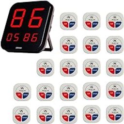 Linkman by Ulink Wireless Nurse Call Bell System with 1 Display Receiver, 20 Call-Cancel Remotes-10