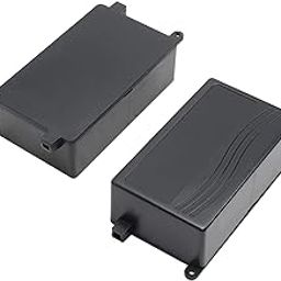 Fielect Black Electronic Junction Box Plastic Enclosure Project Box For Electronic Projects 2pcs 109x64x36mm-picture-23