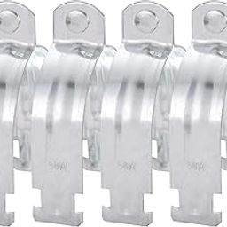 Uxcell 3" EMT Strut Clamps - 4Pcs Universal Steel Clamps with Bolt and Nut for Rigid Conduit and EMT-image-50