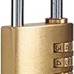Yale - Y150B/40/130/1 Standard Security 40mm Brass Combination Padlock - Open Steel Shackle - 4 dial Combination Lock-image-12