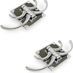 VOLO 4 Pin Cloth Hanger Bathroom Wall Door Hooks for Hanging Keys,Clothes,Towel_Pack of 2-image-24