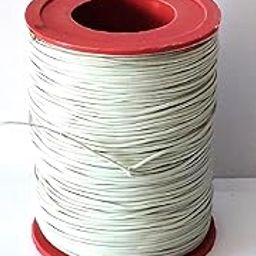(91 Meters) 7 Threads 42 Guage / 0.0025 AWG PVC Coated Jumper Wire For Multipurpose Use, DIY, Electronics Works, Science Projects (White)-picture-14