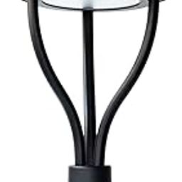 Deojoy Led Pole Over Light 60W Circular, DLC/ETL Listed LED Street Area Post Top Light, Outdoor IP65 Waterproof, Road Pole Light, Yard Lighting Fixture (60W)-image-9