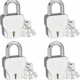 C CORE Atoot Extra Padlock 68mm | Heavy-Duty High-Security Lock with 10mm Hardened Steel Shackle, 9-Lever Anti-Pick System, 4-Way Locking, Rust & Weather Resistant for Home, Office, | Pack of 4-image-42