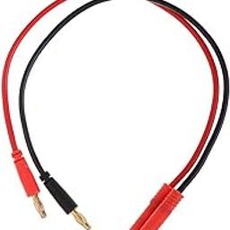 Enakshi (LABEL) Creations 4.0 HXT Banana to 4mm Banana Charge Cable Adapter 14AWG 300mmToys & Hobbies|Radio Control & Control Line|Rc Model Vehicle Parts & Accs| Rc Parts & Accs-1