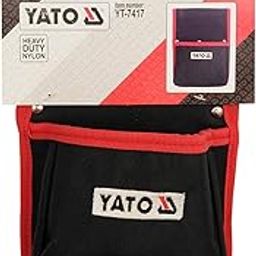 Yato YT-7417 Nail/Tool Pouch|Assembler for Carpenters Roofers Fitters|Leather bag|Tool Pouch for Technician|Tool Pouch Belt|Tool Pouch with Belt|Wear Resistant|Industrial tools|Hems and Metal Rivets, Multicolor-20