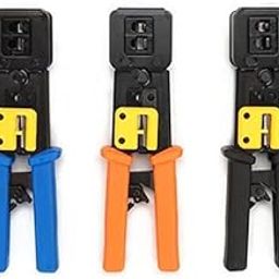 Seth Enterprises RJ45 Crimping Tool for Pass Through Connector RJ11 & RJ45 Plugs Networking Cat6-image-35