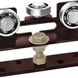 IMPEX Triple Ball Steel Bearing Sliding Door Roller,G-Roller Steel Bracket and Ball Bearing | Pack of 2 for Doors Upto 100kg-21