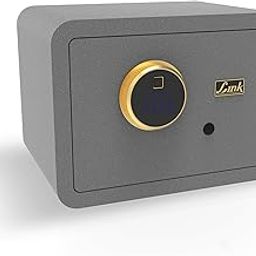 Link Smart Ultron Safe Locker for Home – 17L Capacity, Motorized Digital Lock, Fingerprint & PIN Access, Anti-Theft password & Vibration Alarm, Grey-50