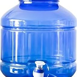 SANJU 10L Plastic Water Dispenser for 20 Litre Bottle Jar with Tap Pack of 1, Multicolor (Matka)-picture-25