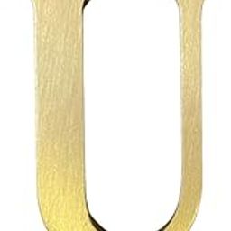 BWRMHME: 4.5cm Height Self Adhesive Solid Brass Letters English Letters 4.5cm Wall Sticker Gold Classic-image-71
