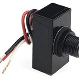 Westek 758CTC-4 1800 Watt Black Outdoor Post Eye Direct Wire Light Control-image-51