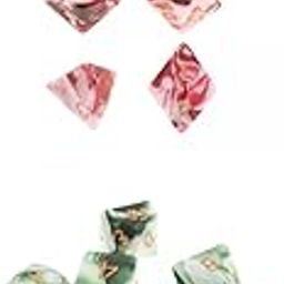 ATORSE Toy 2 Set Polyhedral Dice Board Games Double-Colors Games for DND RPG -Toys & Hobbies-Games-Role Playing Games-Dungeons & Dragons-Accessories & Dice-image-17