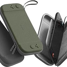 Hagibis Carrying Case for Nintendo Switch 2 2025, Storage Organizer 10 Games Cartridges Protective Hard Shell Portable Travel Carry Bag Handbag Pouch (Green)-image-50