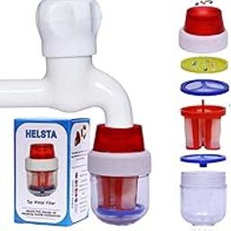 Tap Water Filter of 5 Stages and Dust absorber of 3 Candles inside the Filter, Kitchen Bathroom Tap Filter for hard water-31