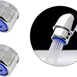 ECO365 Kitchen Tap 3 LPM Dual Threaded Shell Aerator (Pack of 2) | Suitable for both Inner(24mm) & Outer(22mm) Threaded Taps | Ideal Tap Extender for Kitchen Sink & Wash Basin | Easy to Maintain-image-92