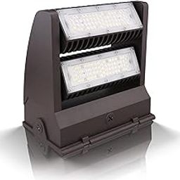 Rotatable LED Wall Pack Light 80W 5000K 10,800Lumen, Adjustable Head LED Wall Pack Light - Great for Area Light, Warehouse, Industrial and Commercial Use-image-17