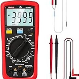 UNI-T Digital Multimeter Tester UT39C+ Ohmmeter 4000 Counts NCV Voltmeter, AC DC Voltage Current Amp Transistor hFE Resistance Frequency Diodes Continuity Duty Cycle Capacitance Temperature Backlight-4
