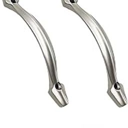 VOLO Chrome Finish Door and Window Handle for Home, Kitchen, and Office Doors - Cabinet/Window Handle for Modern Interiors (Model: Run 52) (2, 96MM (4 Inch))-image-30