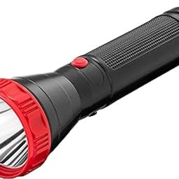 Rechargeable Led Torch,Searchlight,Upto 1000 Meter (1Km) Range with Lithium Ion Battery Flashlight for Farmers, Fishing, Camping, Hiking, Trekking, Walking, Caving Plastic Torch.-1