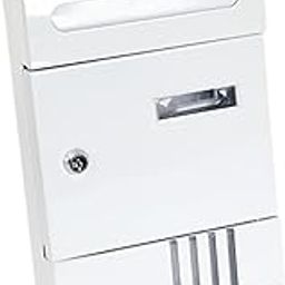 The Style Sutra Wall Mount Mailboxes for Outside Lockable Letter Box for Outdoor Door Office White|1 Piece Wall Mounted Mailbox|Home & Garden-24