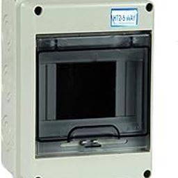 Generic 4Pole Pvc MCB box with Cover Weatherproof IP65 Rated Heavy Quality-24