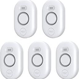 5 Pack Water Leak Detectors for Home, 100dB Water Sensor Alarm for Basement, WD60 Flood Leakage Detection Devices for Pipe/Drain/Sink/Faucet Drip,Floor Flooding in Bathroom/Kitchen/Toilet/Laundry Room-image-6