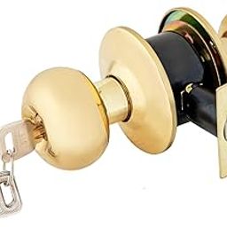 Ramson Stainless Steel Tubular Knob Lock Set 5791 (SS Finish) with Compuiterised Key-image-1