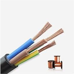 Ruiting Store Copper Wire 20AWG Control Cable 26/24/22AWG RVV 2/3/4/5/6/10/8/12/14 Cores Conductor Electric Cable Black Soft Sheathed Wire (Size : 0.3MM 22AWG, Color : 4 cores 1M Price)-image-61