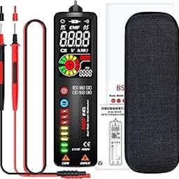 HUIOP Digital Multimeter, CL Dual Mode, True RMS Digital Multimeter and Voltage Detector, Smart Handheld Universal Meter 2000 Counts, Auto Range Voltmeter V~AC/DC Alert-10