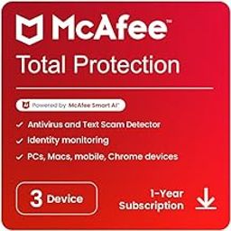 McAfee Total Protection 2024 | 3 Device, 1 Year | Antivirus Internet Security Software | Password Manager & Dark Web Monitoring Included | PC/Mac/Android/iOS | Email Delivery-6