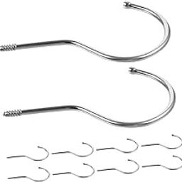 TOPPERFUN 20pcs Hanger Hooks for Closet Organization Thickened Flat Hooks for Pants Skirts and Jeans Clothing Hangers for Efficient Storage-image-79