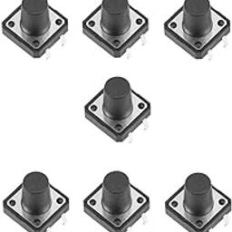 12X12X10mm - Tactile Micro Push ButtonSwitch - 4 Pin - Pack Of 7-8