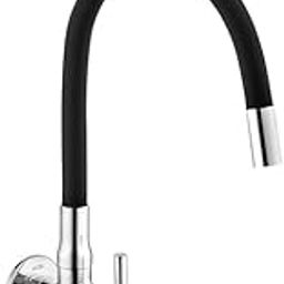 SEARENE BATHWARE Brass Sink Cock with Flexible Swivel Spout | Chrome Finish | Easy Installation | Elegant Faucet for Kitchen Sink | Smooth Water Flow | Versatile Design for Modern Kitchens-image-47