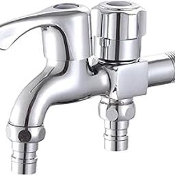ATORSE Washing Machine Faucet Laundry Faucet Water Tap for Outdoor Laundry Bathroom CoABS er Double Use-image-33