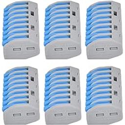 Splicing Terminal, 9-11mm Wiring Length Wire Conductor Connector 10Pcs for Connection Blue-image-84