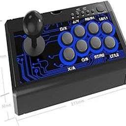 DOBE TP4-1886 7 in 1 Retro Arcade Fighting Analog Stick Game Controller Joystick Rocker for Switch PS4 PS3 for XBox One/360 PC Android G-image-59