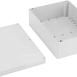 Electrical Project Jction Box, Water Resist White Plastic Enclosure Case, Fit for Projects and Electrical Applications-2
