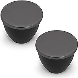 Plantex Knobs for Drawer/Drawer Knobs/Knobs for Cabinets/Pull-Push Knobs for Kitchen/Bedroom Drawer - Pack of 2 (Satin Black & Black)-image-12