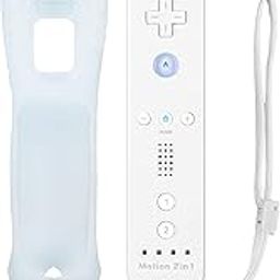 DKD remote for nintendo wii 2 in 1 motion plus controller with silicone sleeve and strap-10