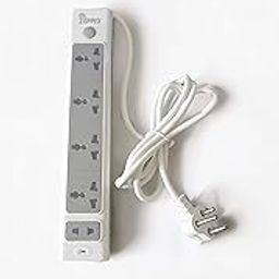 ZAPPIX Extension Board 10Amp Output 250 Volts with 2 Mtr Extension Cord & Surge Protector-1