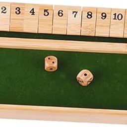 UJEAVETTE Shut The Box Dice Game 12 Numbers for Kids Adults for Bar Gift Entertainment-image-6