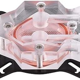 Water Cooling Block, Stainless Steel Exquisite Craftsmanship Acrylic Anti Oxidization GPU Cooler for Computer PC GPU-7