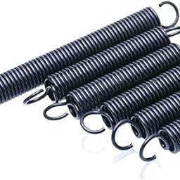 Wmaoshuang-Compression Spring Wire Diameter 0.5mm Outer Diameter 3-6mm Length 20-120mm Open Hook Spiral Extension Return Spring, 5pcs, High corrosion resistance-image-44