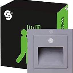 ESYSENSE (ESY-L20STEX) Motion Sensor LED Foot Light, 3W Outdoor PIR Motion Light, IP65 Waterproof Wall & Concealed Light, 6500K Cool White, Grey Body, Energy-Saving Sensor Light-picture-22